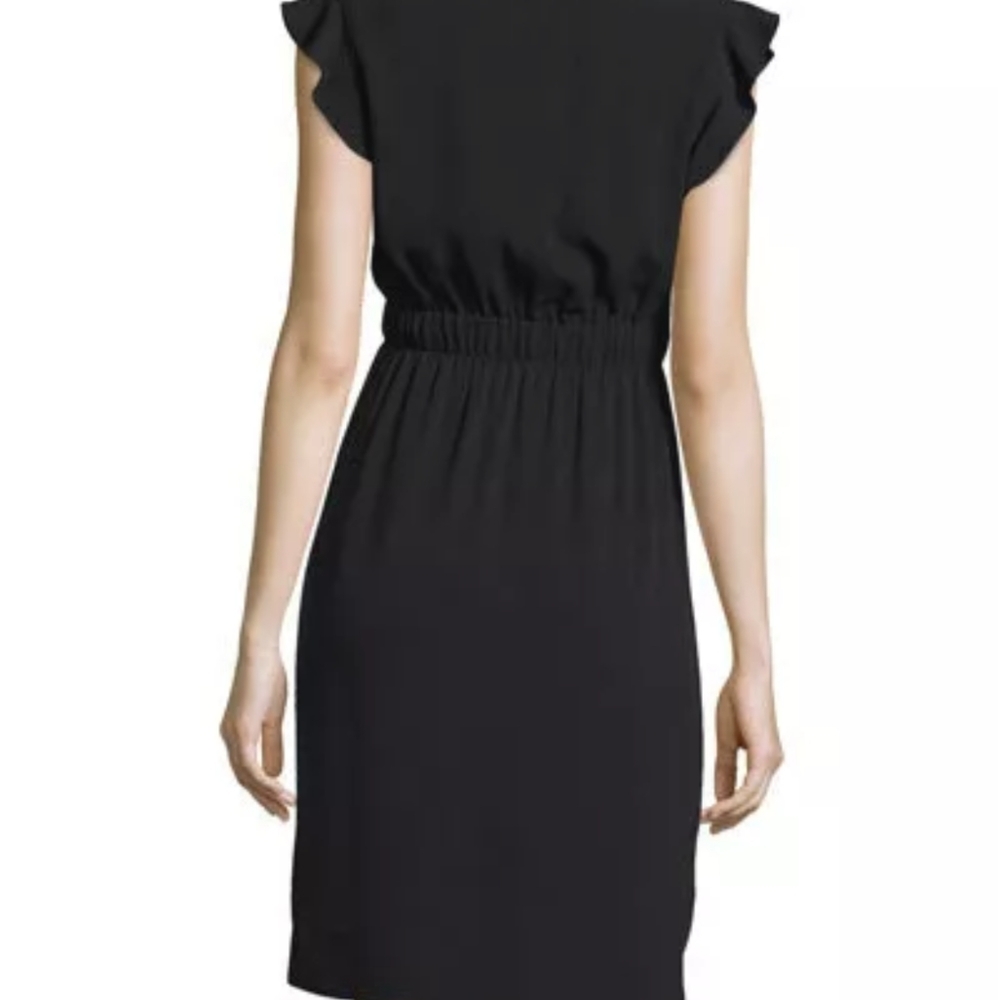 Kate Spade Black Dress Flutter Sleeve Dress - Picture 2 of 14